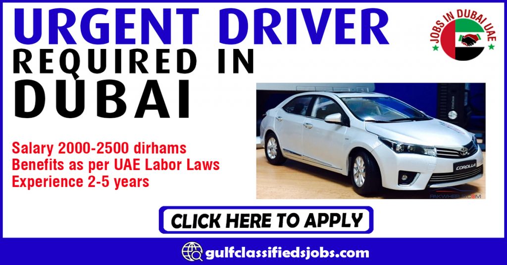 urgent part time night driver jobs in dubai salary