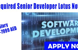 Required Senior Developer Lotus Notes DUBAI