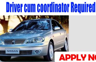 Driver cum coordinator Required