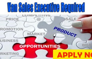 Van Sales Executive Required Dubai