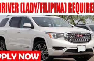 DRIVER LADY FILIPINA REQUIRED DUBAI