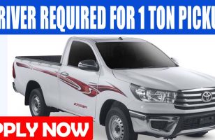 DRIVER REQUIRED FOR 1 TON PICKUP DUBAI