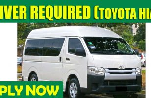 DRIVER REQUIRED TOYOTA HIACE DUBAI