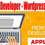 Front End Developer Wordpress Required DUBAI