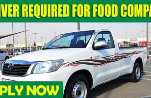 DRIVER REQUIRED FOR FOOD COMPANY DUBAI