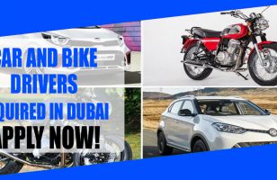 CAR AND BIKE DRIVERS REQUIRED IN DUBAI