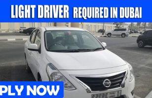 LIGHT DRIVER REQUIRED IN DUBAI