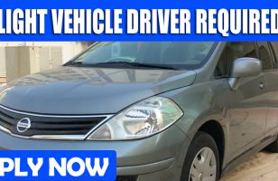 LIGHT VEHICLE DRIVER REQUIRED IN DUBAI