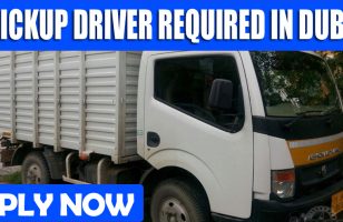PICKUP DRIVER REQUIRED IN DUBAI