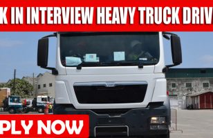 WALK IN INTERVIEW HEAVY TRUCK DRIVERS REQUIRED IN DUBAI