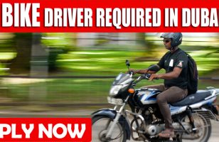 BIKE DRIVER REQUIRED IN DUBAI