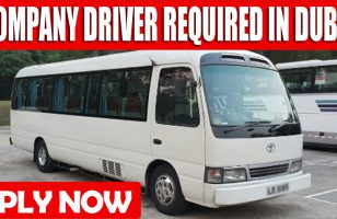 COMPANY DRIVER REQUIRED IN DUBAI
