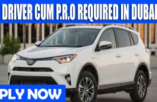 DRIVER CUM P.R.O REQUIRED IN DUBAI