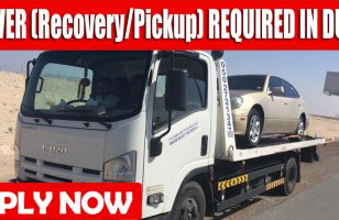 DRIVER (Recovery-Pickup) REQUIRED IN DUBAI