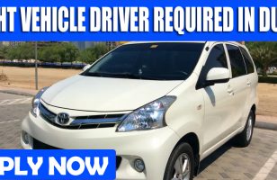 LIGHT VEHICLE DRIVER REQUIRED IN DUBAI
