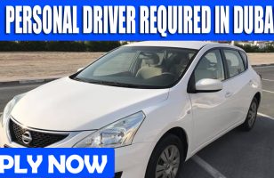 PERSONAL DRIVER REQUIRED IN DUBAI