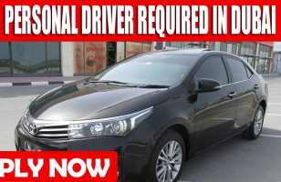 PERSONAL DRIVER REQUIRED IN DUBAI