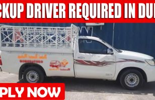PICKUP DRIVER REQUIRED IN DUBAI