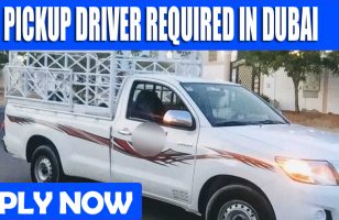 PICKUP DRIVER REQUIRED IN DUBAI