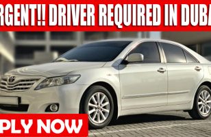 URGENT!! DRIVER REQUIRED IN DUBAI