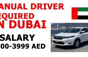 MANUAL DRIVER REQUIRED IN DUBAI