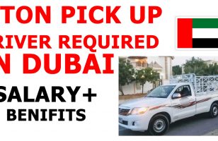 3 TON PICK UP DRIVER REQUIRED IN DUBAI