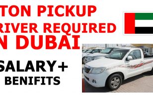 3 TON PICKUP DRIVER REQUIRED IN DUBAI