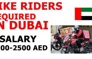 BIKE RIDERS REQUIRED IN DUBAI