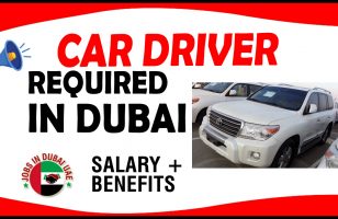 CAR DRIVER REQUIRED IN DUBAI