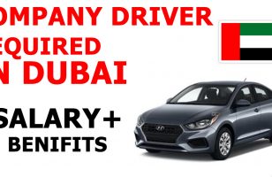 COMPANY DRIVER REQUIRED IN DUBAI