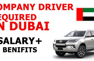 COMPANY DRIVER REQUIRED IN DUBAI