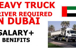 HEAVY TRUCK DRIVER REQUIRED IN DUBAI