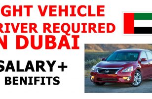 LIGHT VEHICLE DRIVER REQUIRED IN DUBAI