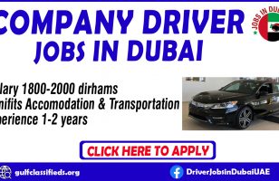 COMPANY DRIVER JOBS IN DUBAI