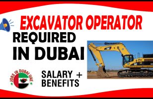 EXCAVATOR OPERATOR REQUIRED IN DUBAI