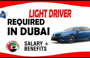 LIGHT DRIVER REQUIRED IN DUBAI
