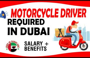 MOTORCYCLE DRIVER REQUIRED IN DUBAI
