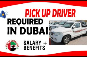 PICK UP DRIVER REQUIRED IN DUBAI