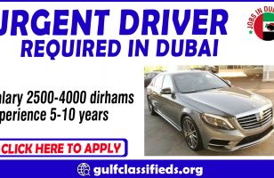 URGENT DRIVER REQUIRED IN DUBAI