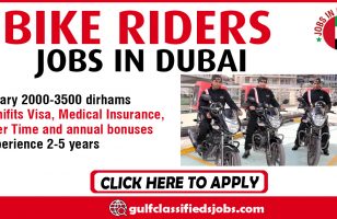 BIKE RIDERS REQUIRED IN DUBAI