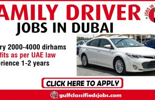 FAMILY DRIVER REQUIRED IN DUBAI