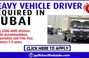 HEAVY VEHICLE DRIVER REQUIRED IN DUBAI