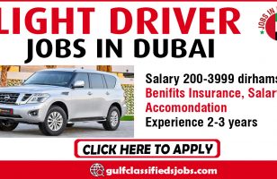 LIGHT DRIVER JOBS IN DUBAI