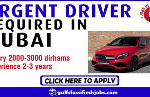 URGENT DRIVER REQUIRED IN DUBAI