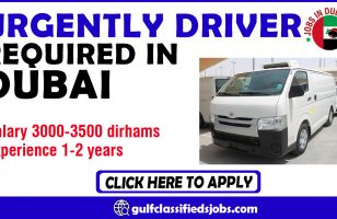 URGENTLY DRIVER REQUIRED IN DUBAI
